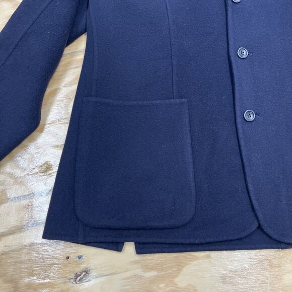 J Crew Blazer Wool Unstructured Sport Coat Jacket Casual Blue Size XL Preppy - Picture 6 of 16